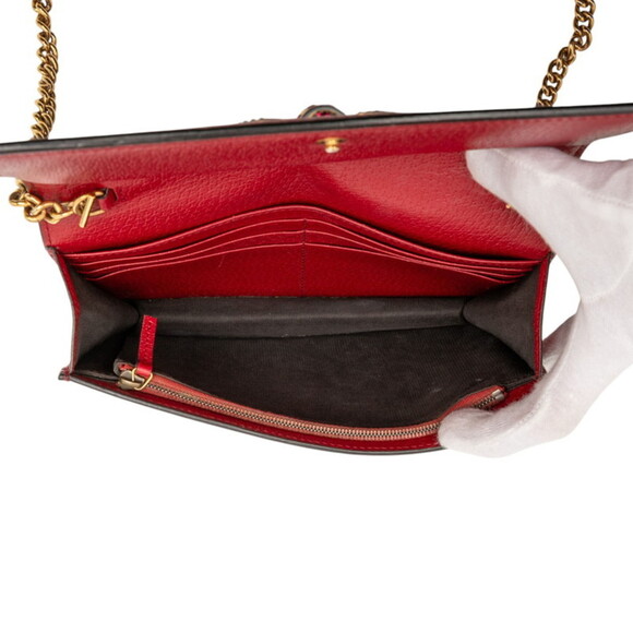 GUCCI Authentic Cream Leather Shoulder Bag - Picture 4 of 5